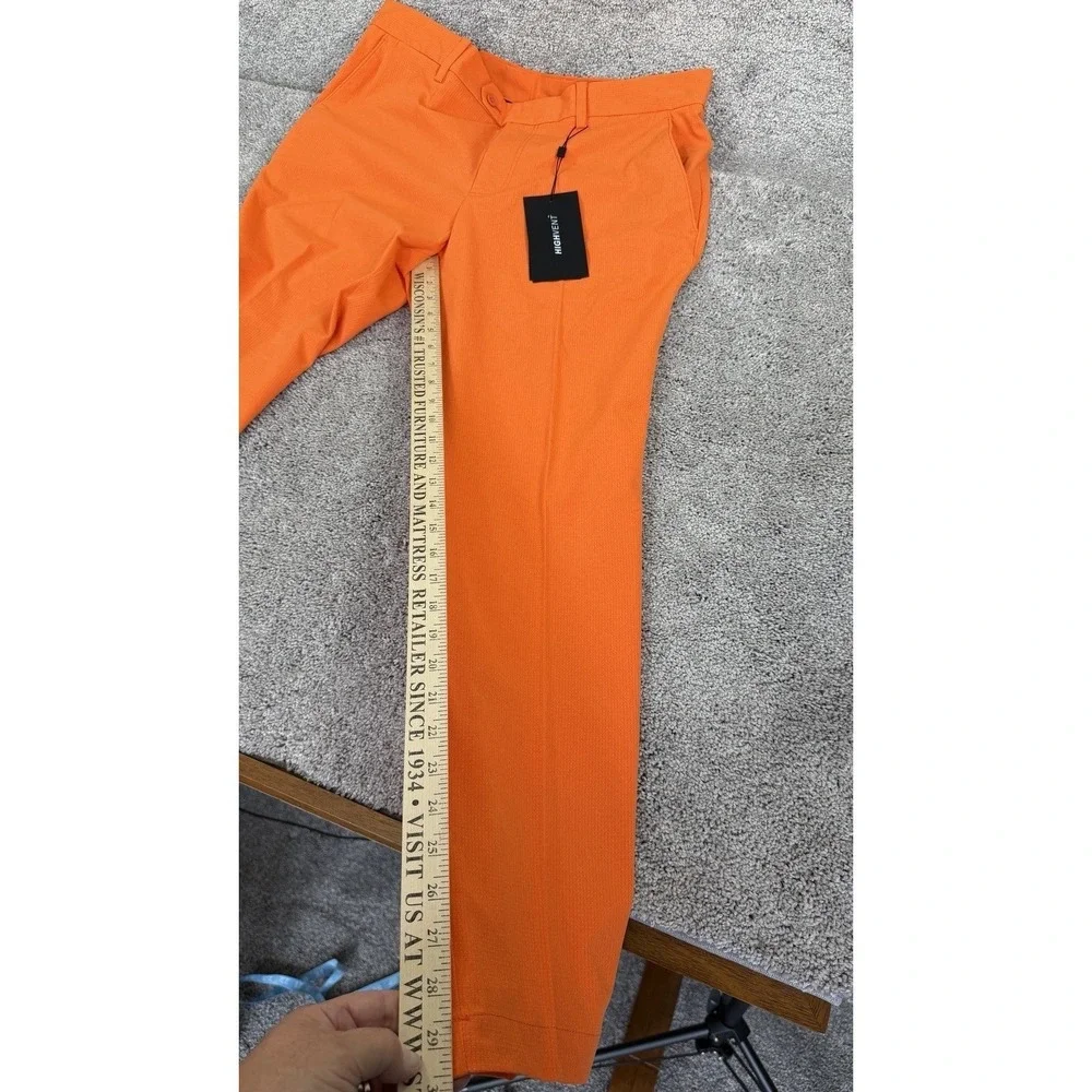 J Lindeberg Men's Vent Golf Pants, Lava Orange, Size 36 X 30, NWT